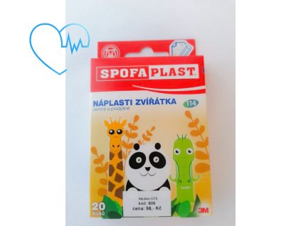 Náplast dětská Spofaplast Zvířátka