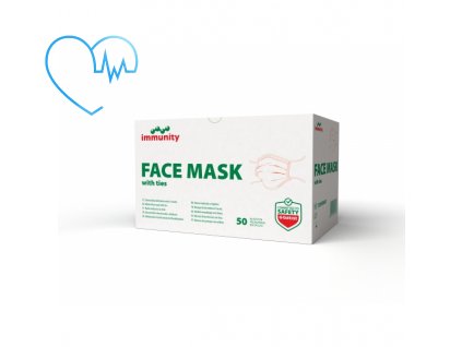 face mask with ties maska s uvazky