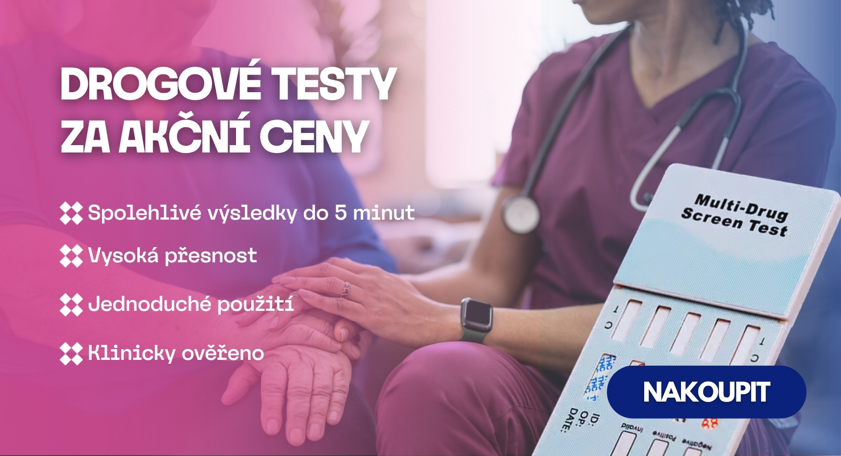 Drogové testy - slevy