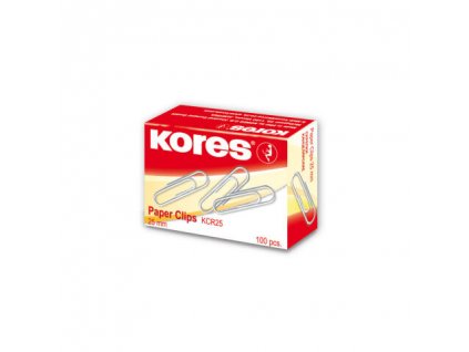 Kores - Kancelářské spony 25mm - 100ks