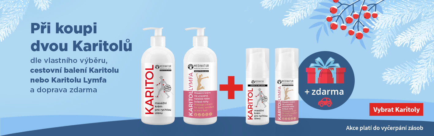 Karitol, akce, uleva od bolesti, úleva od otoků, sport