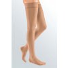 compression stockings thigh length with topband mediven elegance bronze