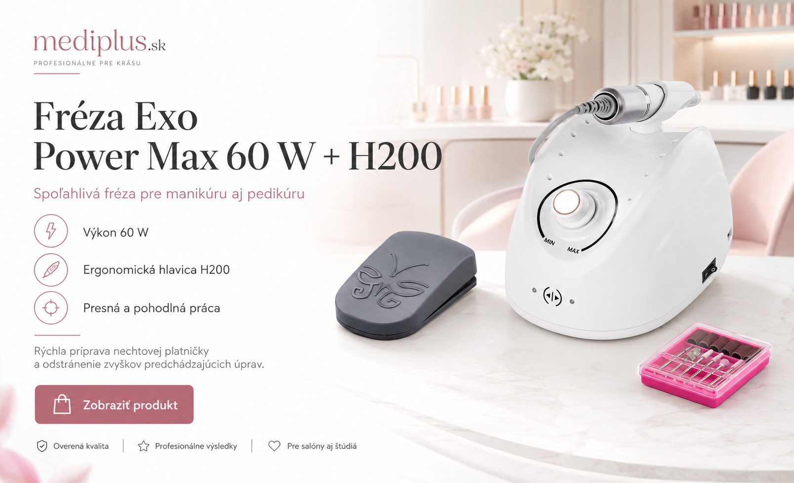 Fréza Exo Power Max 60 W + H200