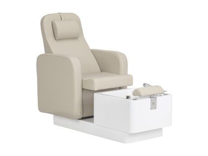 Kosmetické křeslo SPA pro pedikúru Sillon Elysia krémové