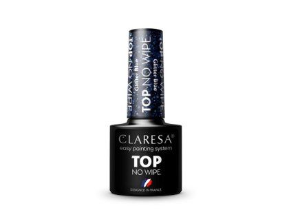 CLARESA Top No Wipe 5g Glitter Blue