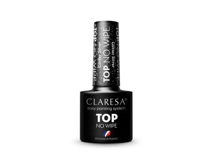 CLARESA Top No Wipe 5g Glitter Silver