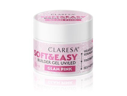 Claresa builder gel Soft&Easy glam pink 12 g