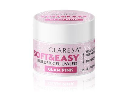 Claresa builder gel Soft&Easy glam pink 45 g