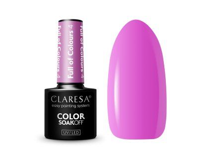 CLARESA Lakier hybrydowy Plný barev 4 -5g