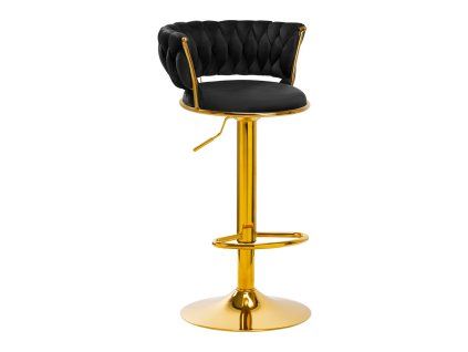 4Rico Bar Hocker QS-B313a sametově černý