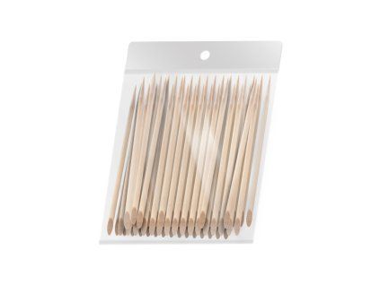 OCHO NAILS Dřevěné tyčinky na kůžičku 11,5 cm 100 ks.