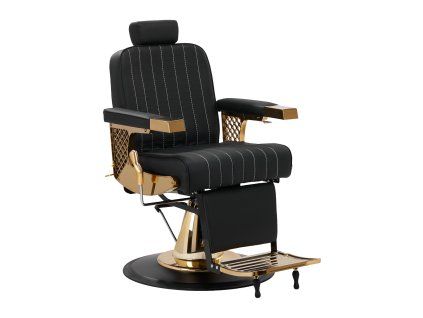 Holičské křeslo Gabbiano Marcus gold black