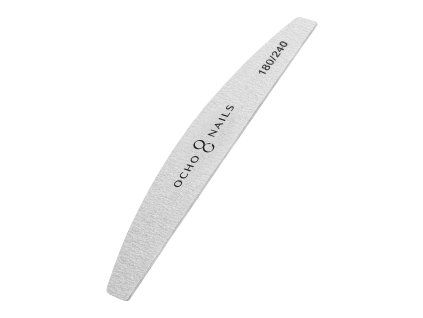 Ocho Nails crescent slim file 180/240 10 ks.