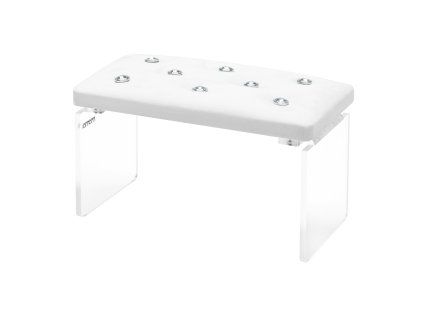 Stojan na manikúru Momo Diamond Velour bílé
