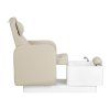 Kosmetické křeslo SPA pro pedikúru Sillon Elysia krémové