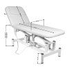 Sillon Electr. masážní lehátko 079 1 motor bílý
