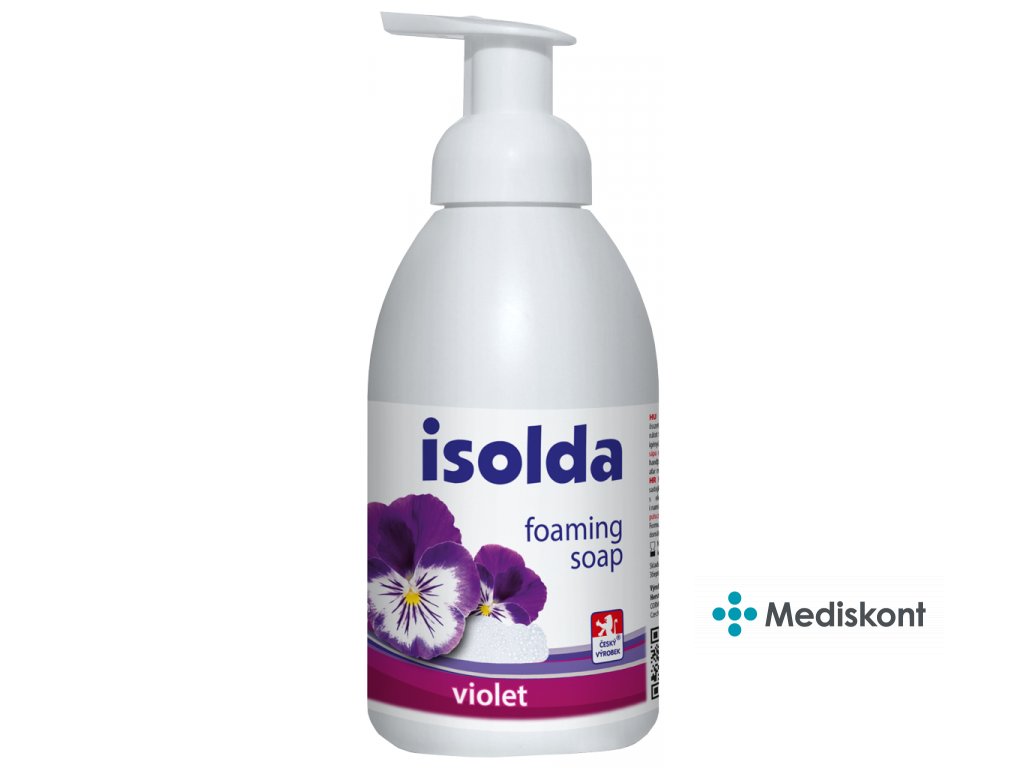 ISOLDA pěnové mýdlo Violet