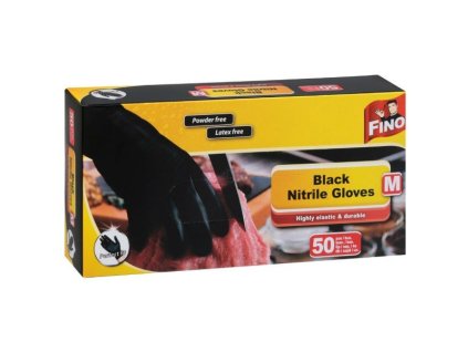 Rukavice vitrilové FINO 80 ks, fialové, nepudrované - Mediskont