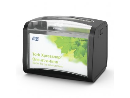 60412 272611 tork xpressnap stolni zasobnik na ubrousky interfold 21 6 x 33 cm kapacita 275 ks cerna n4