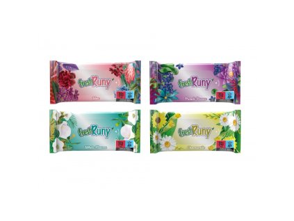 freshruny kapesni vlhcene ubrousky 15 ks flowers