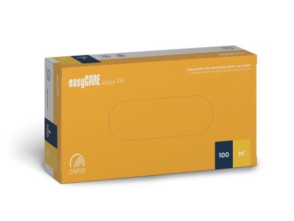 Zarys easyCare rukavice latexové 100 ks, nepudrované, bílé