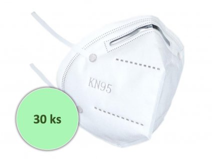 30 ks respirátorů FFP2 / KN95 (39 kč/ks)