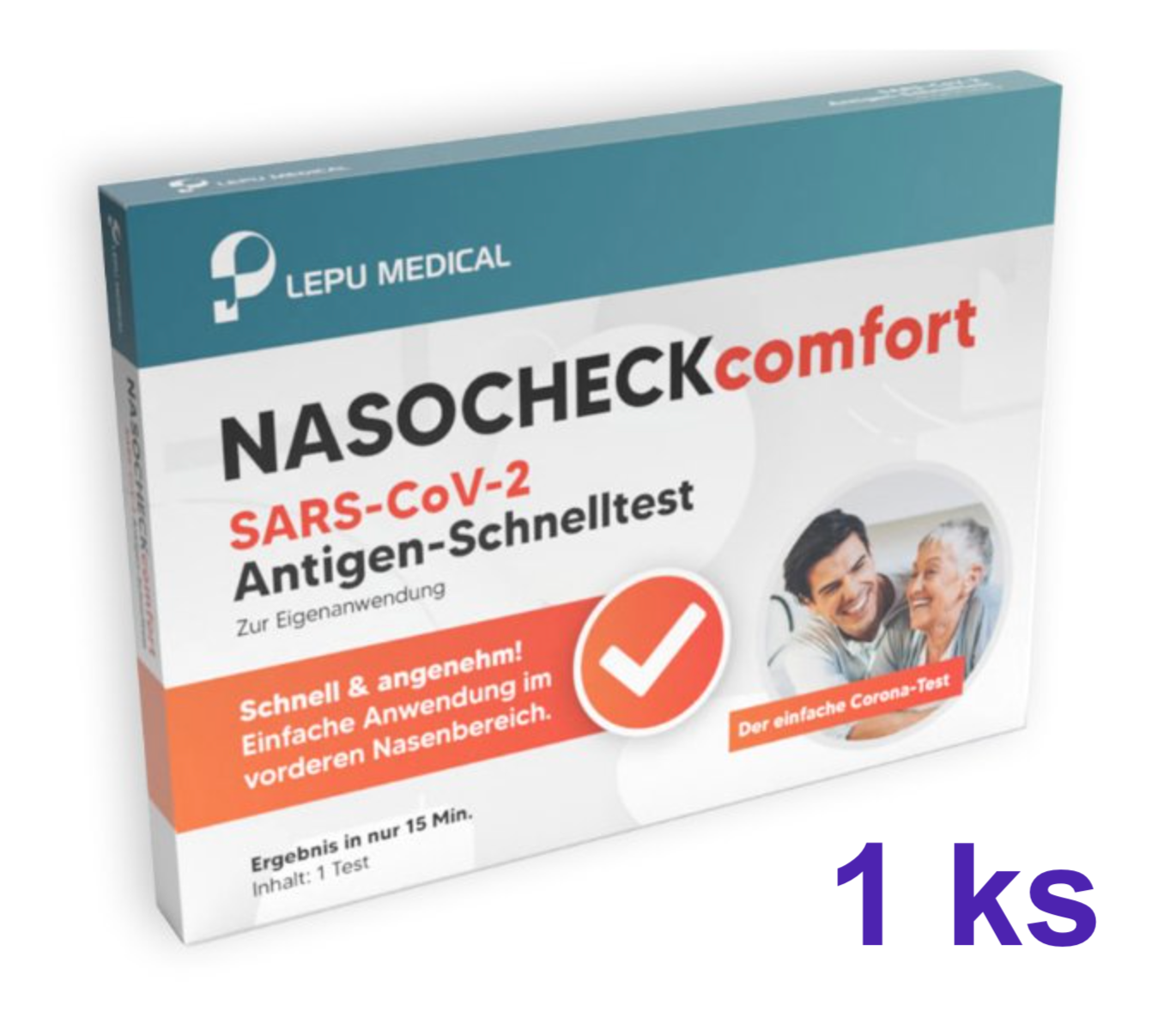 Lepu Medical Nasocheck comfort Sars-Cov-2 Antigen Rapid Test 1 ks