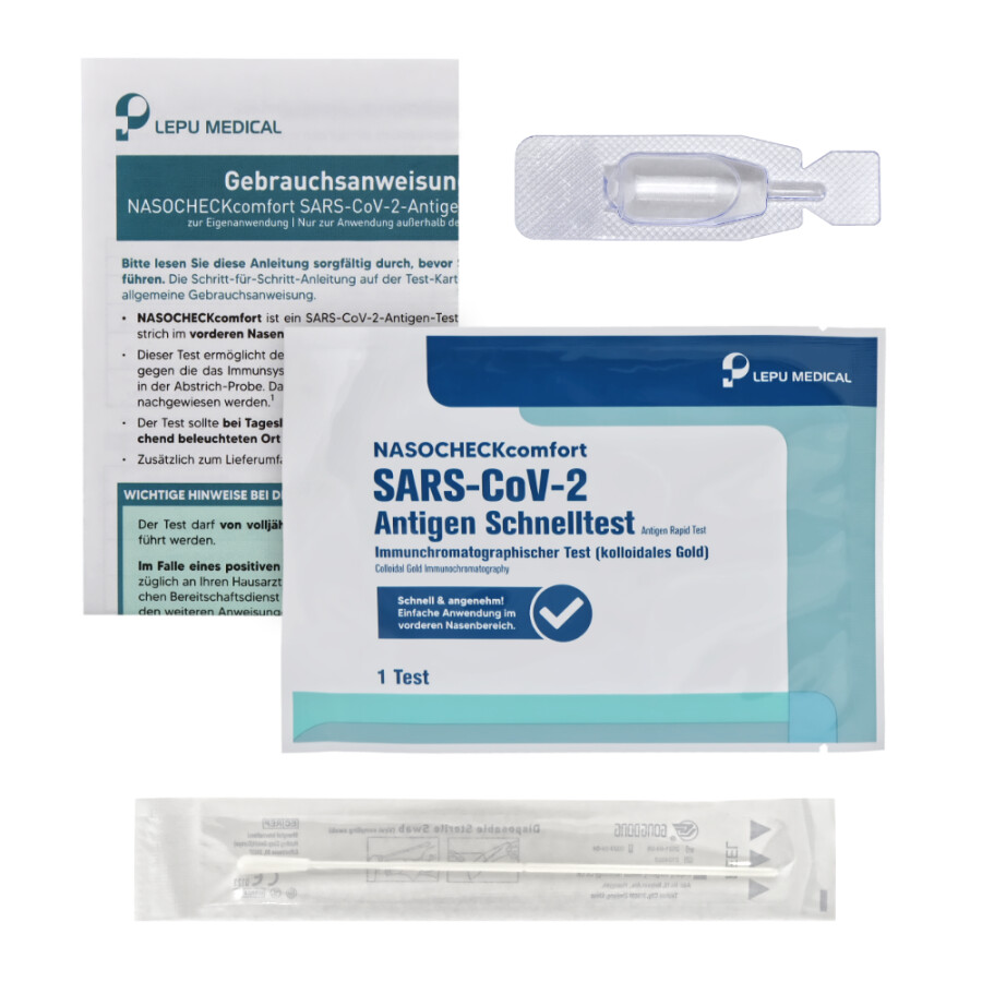 Beijing Lepu Medical Technology SARS-CoV-2 Antigen Rapid Test Kit 1 Ks