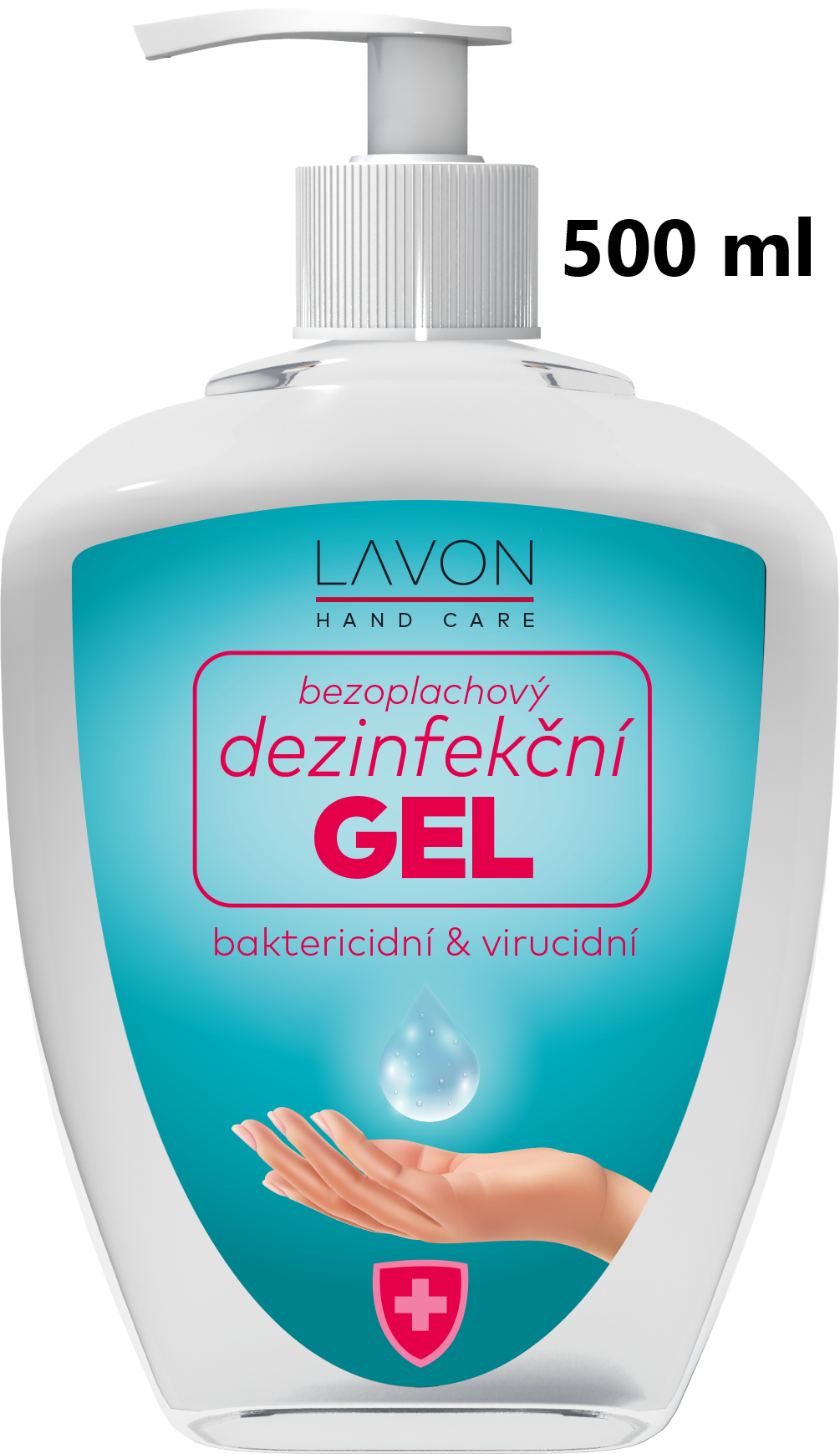 Lavon bezoplachový dezinfekční gel 500 ml