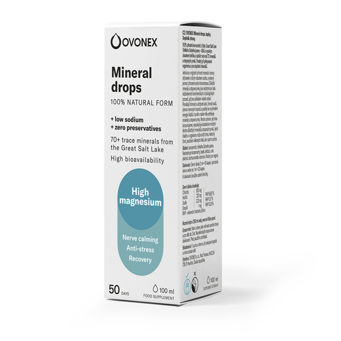 Levně Ovonex Liquid alkalic Mineral Drops 100 ml
