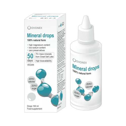 Levně Ovonex Liquid alkalic Mineral Drops 100 ml