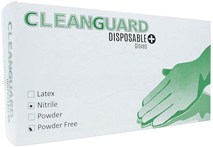 Levně Rukavice nitrilové Cleanguard, 100 ks, bílá, nepudrované, vel. XS Rozměr: XS