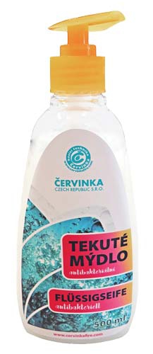 Levně Tekuté mýdlo antibakteriální červinka 500 ml