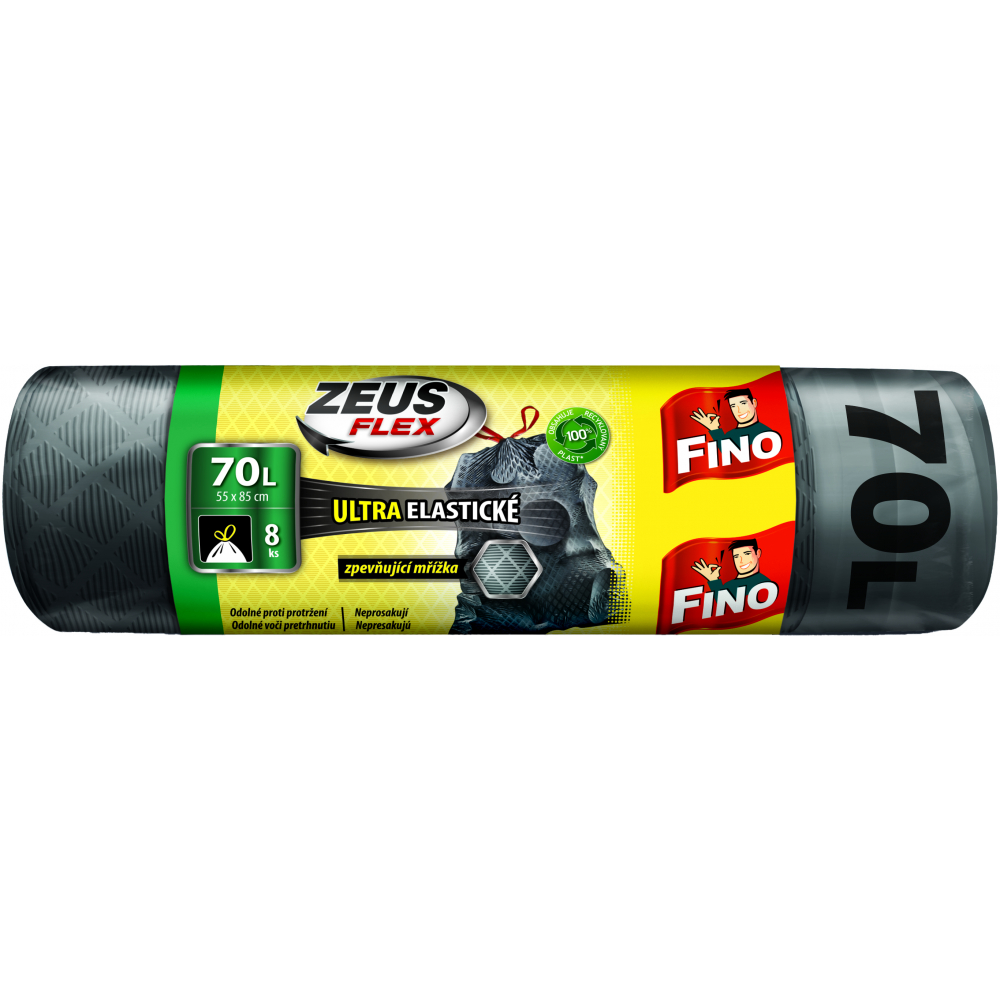 Levně Fino Zeus stahovací 70 l 35 µm 8 ks