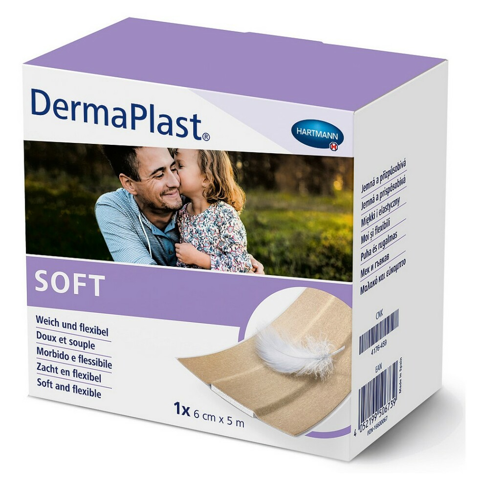DermaPlast soft 6cm x 5m 1 ks