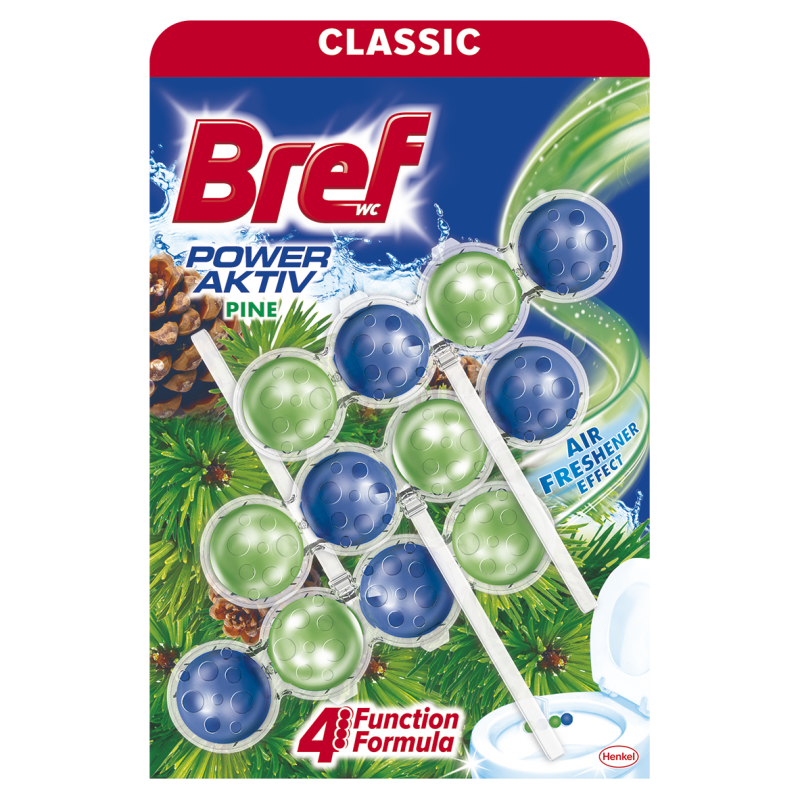 Levně Bref Power Activ WC blok Pine 3 x 50 g