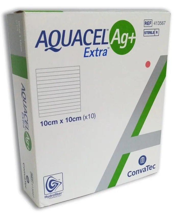 Aquacel foam Ag neadhesivní 10 x 10cm 10 ks