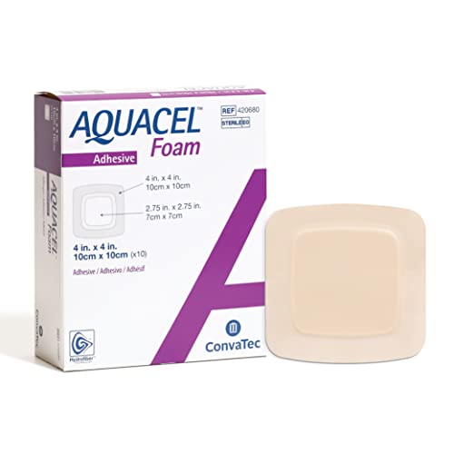 Levně Convatec Aquacel Foam Adhezivní pěnové krytí, 10 ks Rozměr: 12,5x12,5 cm