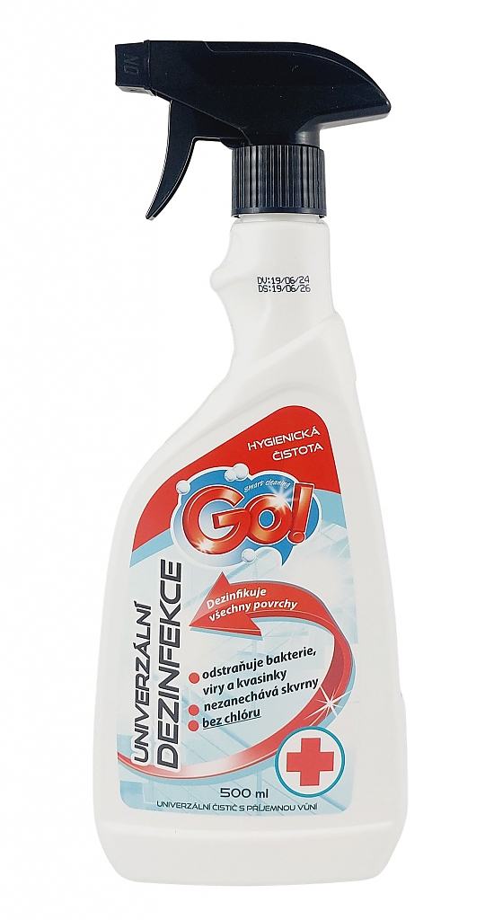 GO! Univerzální dezinfekce Objem: 500 ml s rozprašovačem