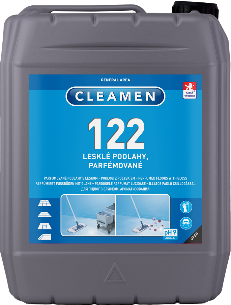 CLEAMEN 122 lesklé podlahy, parfémované Varianta: CLEAMEN 122 lesklé podlahy 5 l