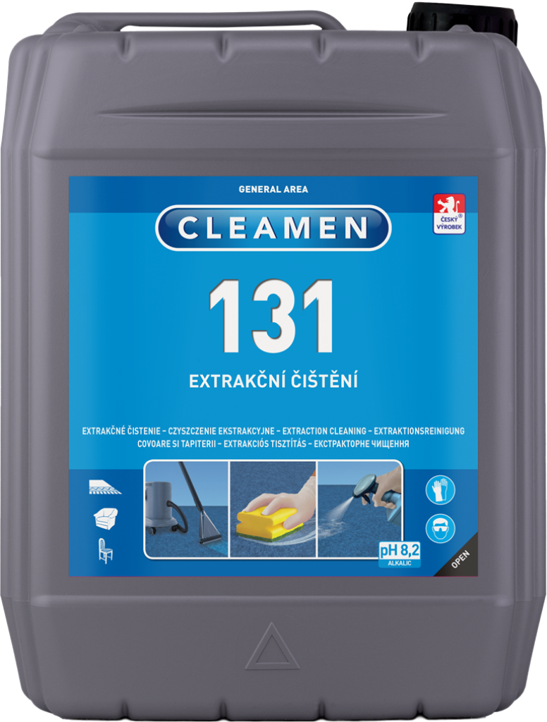 Levně Cleamen 131 čistič na koberce pro extraktor 1 l Varianta: CLEAMEN 131 extrakční čištění 5 l