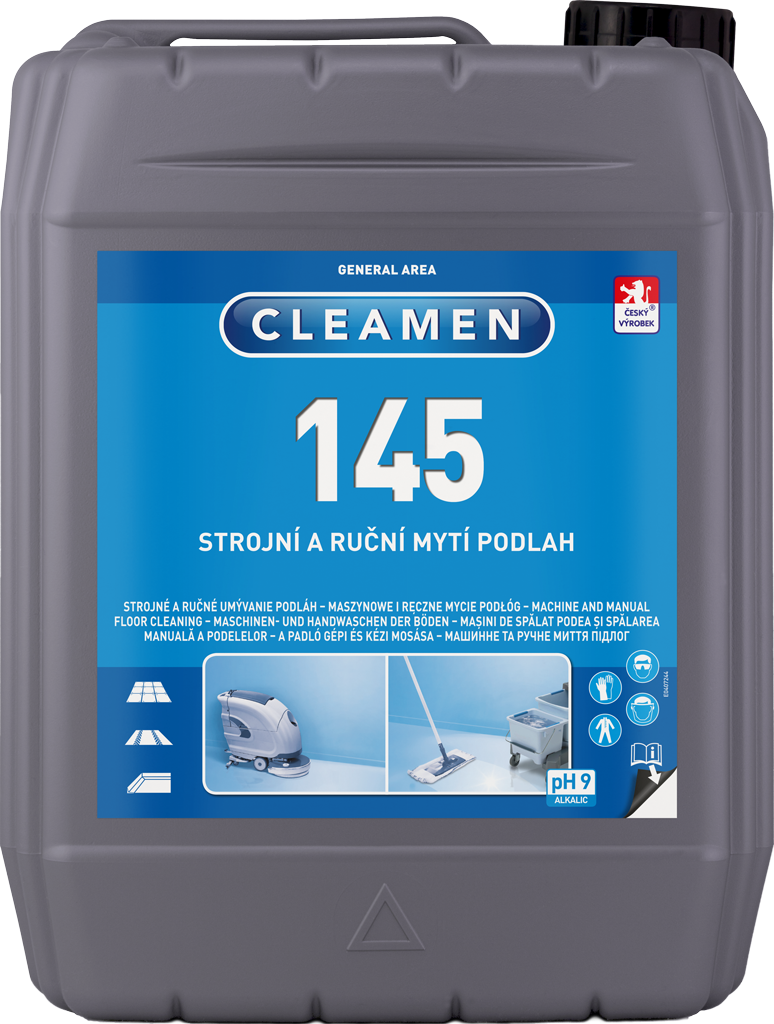 Levně CLEAMEN 145 deepon strojní podlahy 1 l Varianta: CLEAMEN 145 Strojní a ruční mytí podlah 5 L