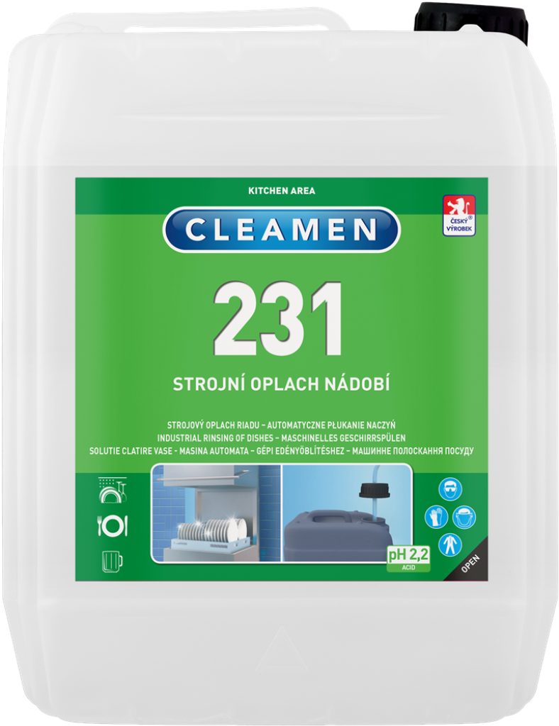 Levně Cleamen 231 strojní oplach nádobí 5 l Varianta: CLEAMEN 231 strojní oplach nádobí 5 kg