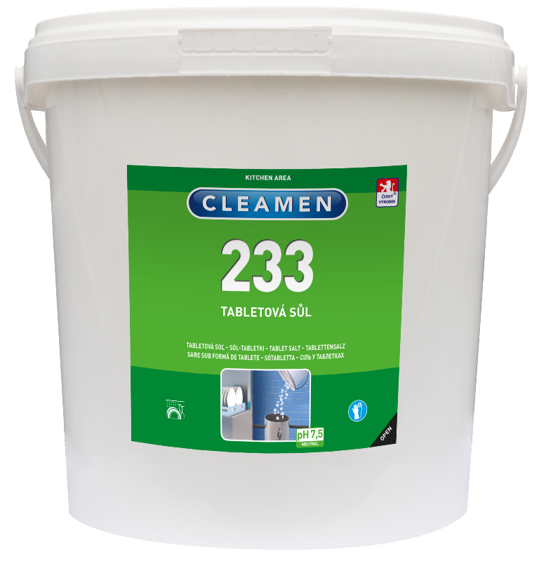 Cleamen 233 tabletová sůl 10 kg Varianta: CLEAMEN Tabletová sůl 10 kg