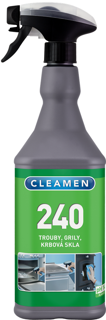 Levně CLEAMEN 240 Trouby, grily, krbová skla 1,1 kg