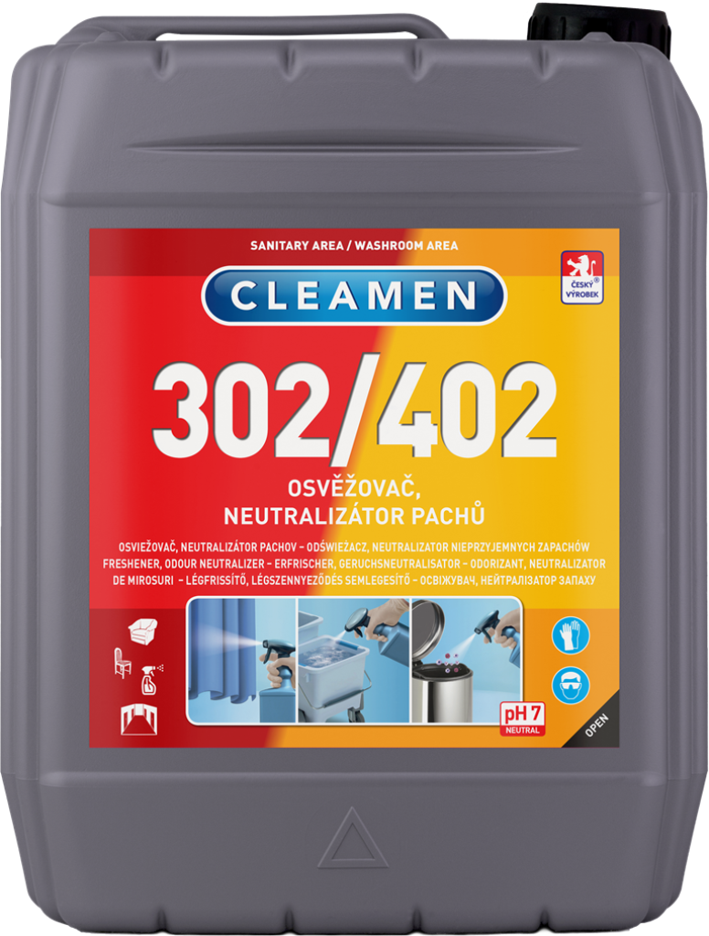 Levně CLEAMEN 302/402 osvěžovač a neutralizátor pachů Varianta: CLEAMEN 302/402 osvěžovač – neutralizátor pachů 5 l