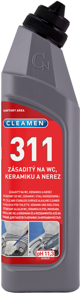 Levně CLEAMEN 311 zásaditý WC 750 ml Varianta: CLEAMEN 311 zásaditý WC 750 ml