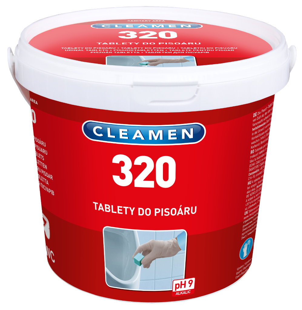 Levně Cleamen 320 deo tablety do pisoáru 1,5 kg