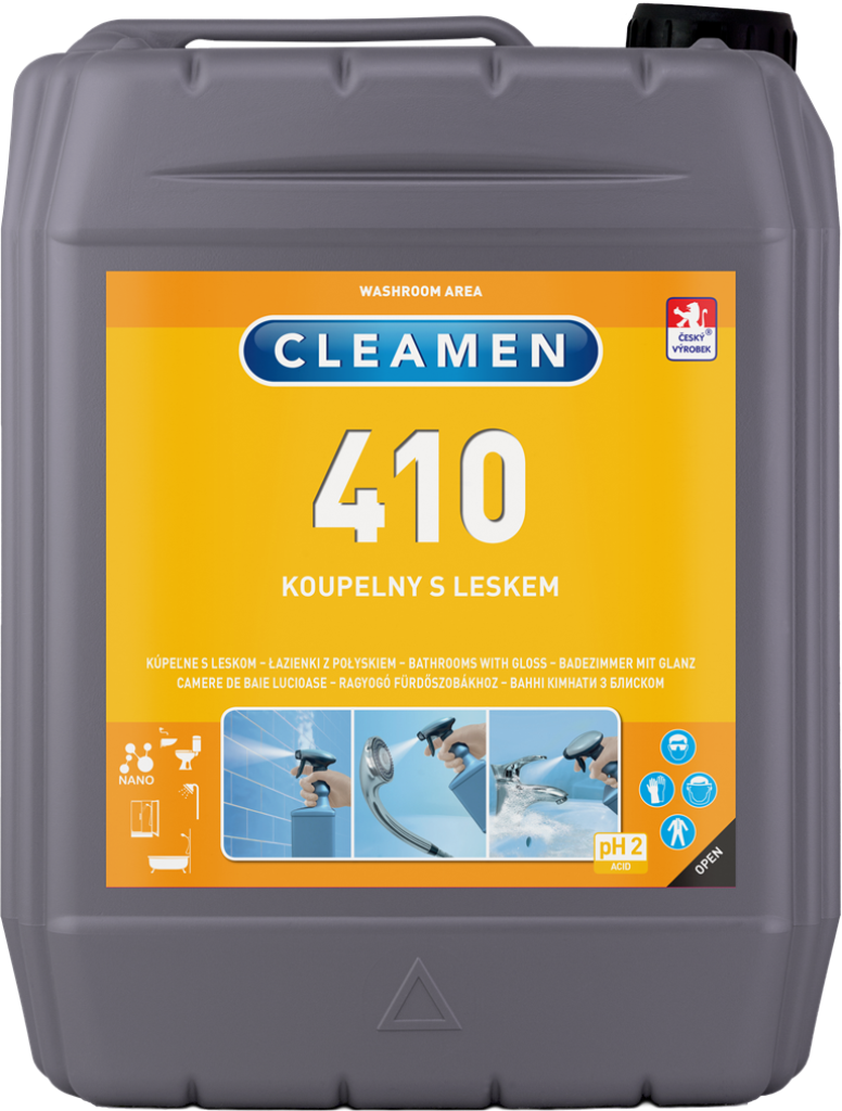 Levně Cleamen 410 koupelny ANTB 5 l Varianta: CLEAMEN 410 koupelny s leskem 5 l