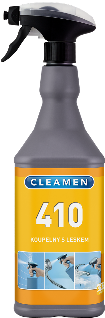 Cleamen 410 koupelny ANTB 5 l Varianta: CLEAMEN 410 koupelny s leskem 1 l s rozprašovačem